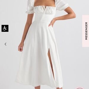 Tallulah dress in white